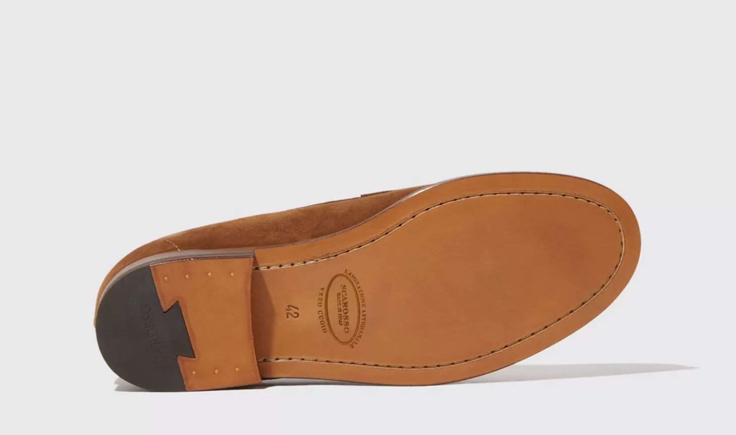 Manner Scarosso Halbschuhe>Austin Cognac-Wildleder