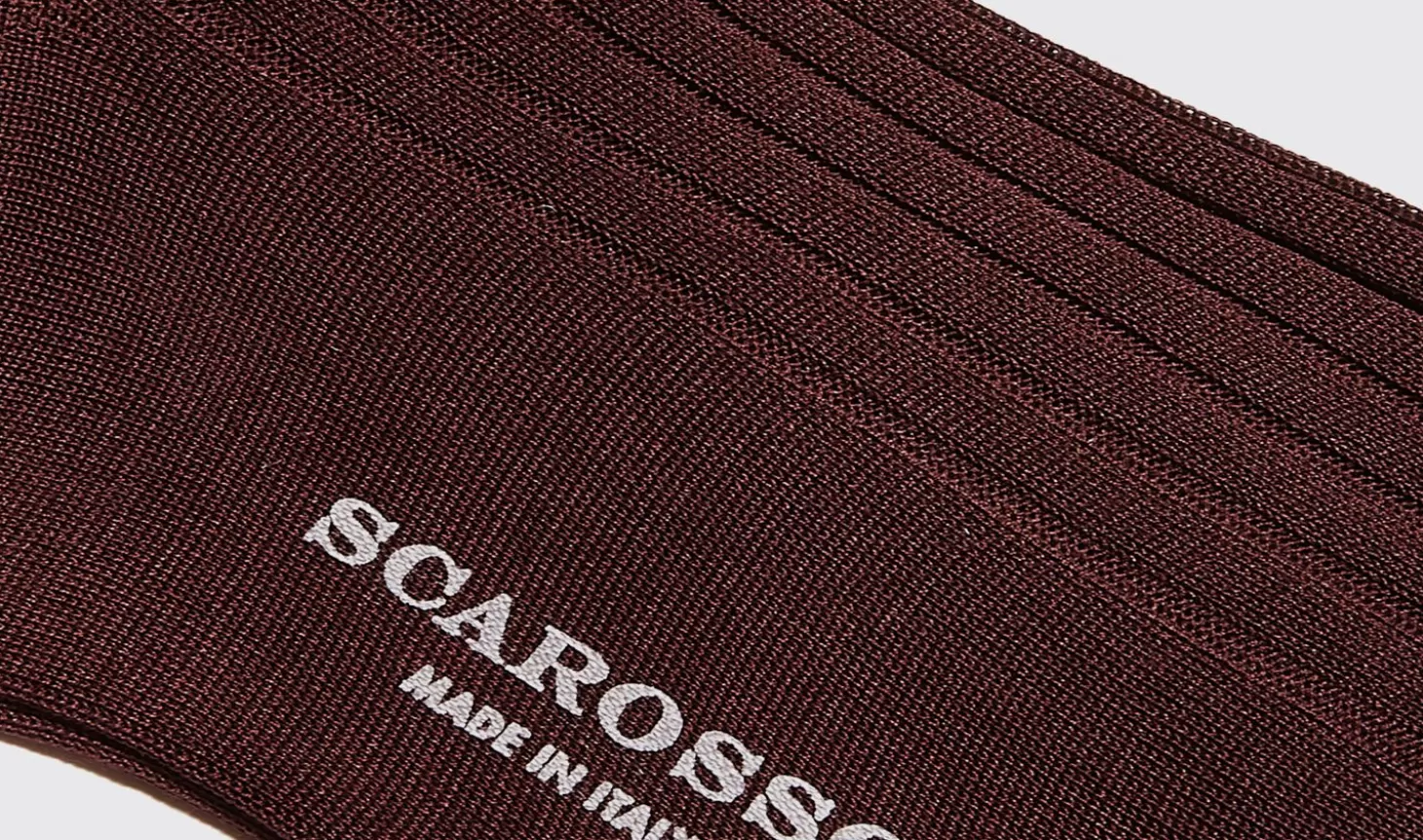 Manner Scarosso Socken>Burgunderfarbene Wadensocken Aus Baumwolle