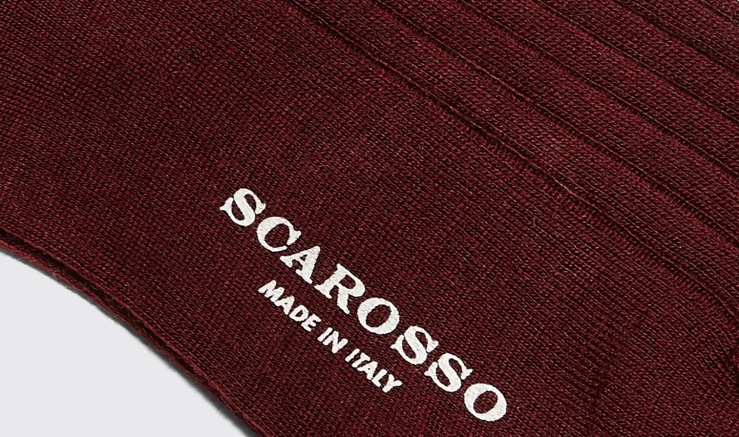 Manner Scarosso Socken>Burgunderfarbene Wadensocken Aus Wolle