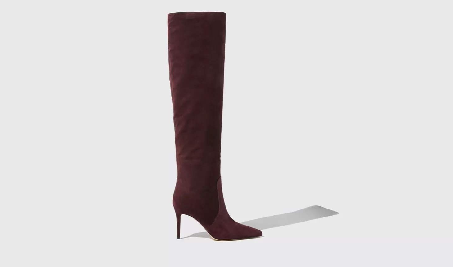 Frauen Scarosso Stiefel>Carra Burgunder Wildleder