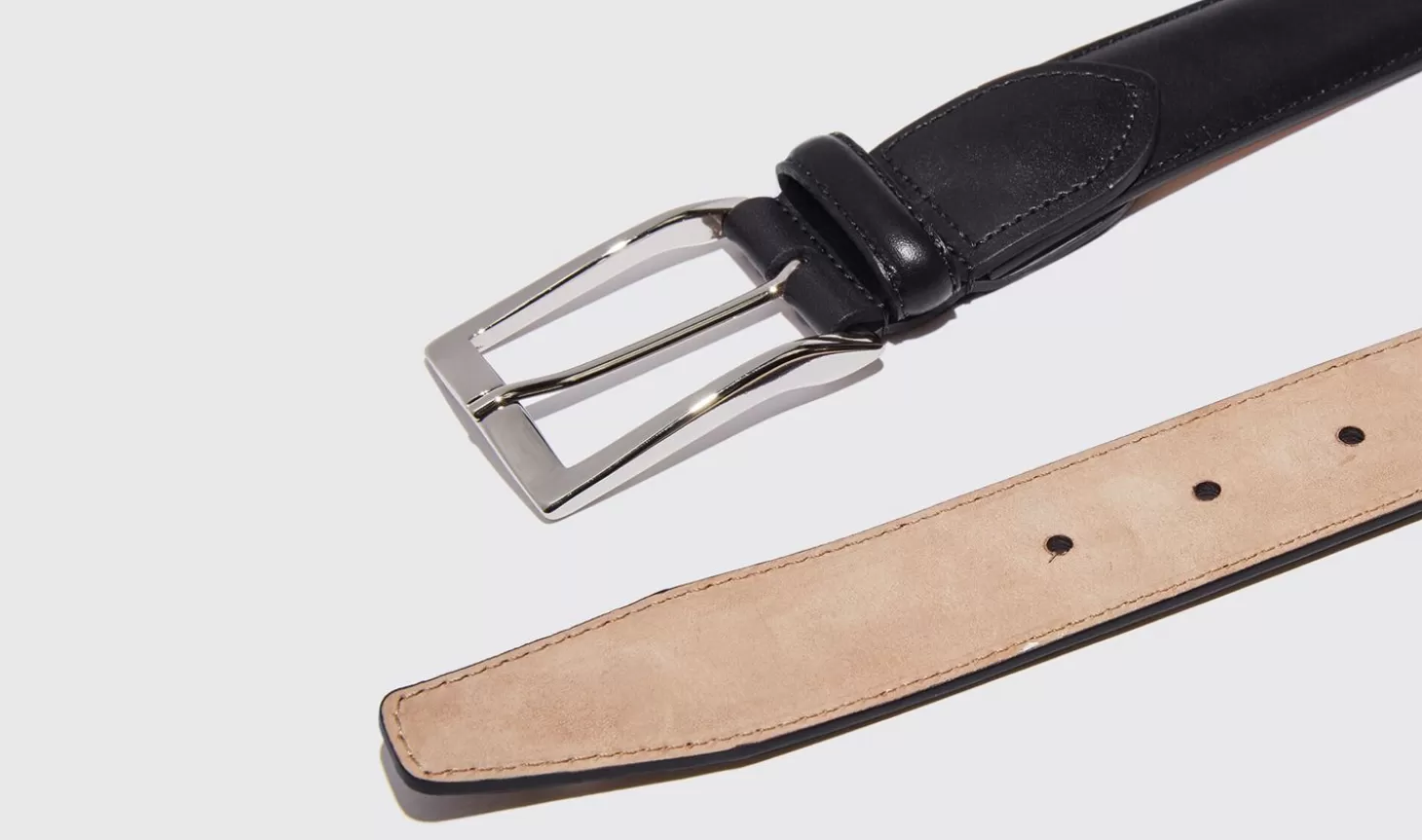 Manner Scarosso Gürtel>Cintura Nera Classica
