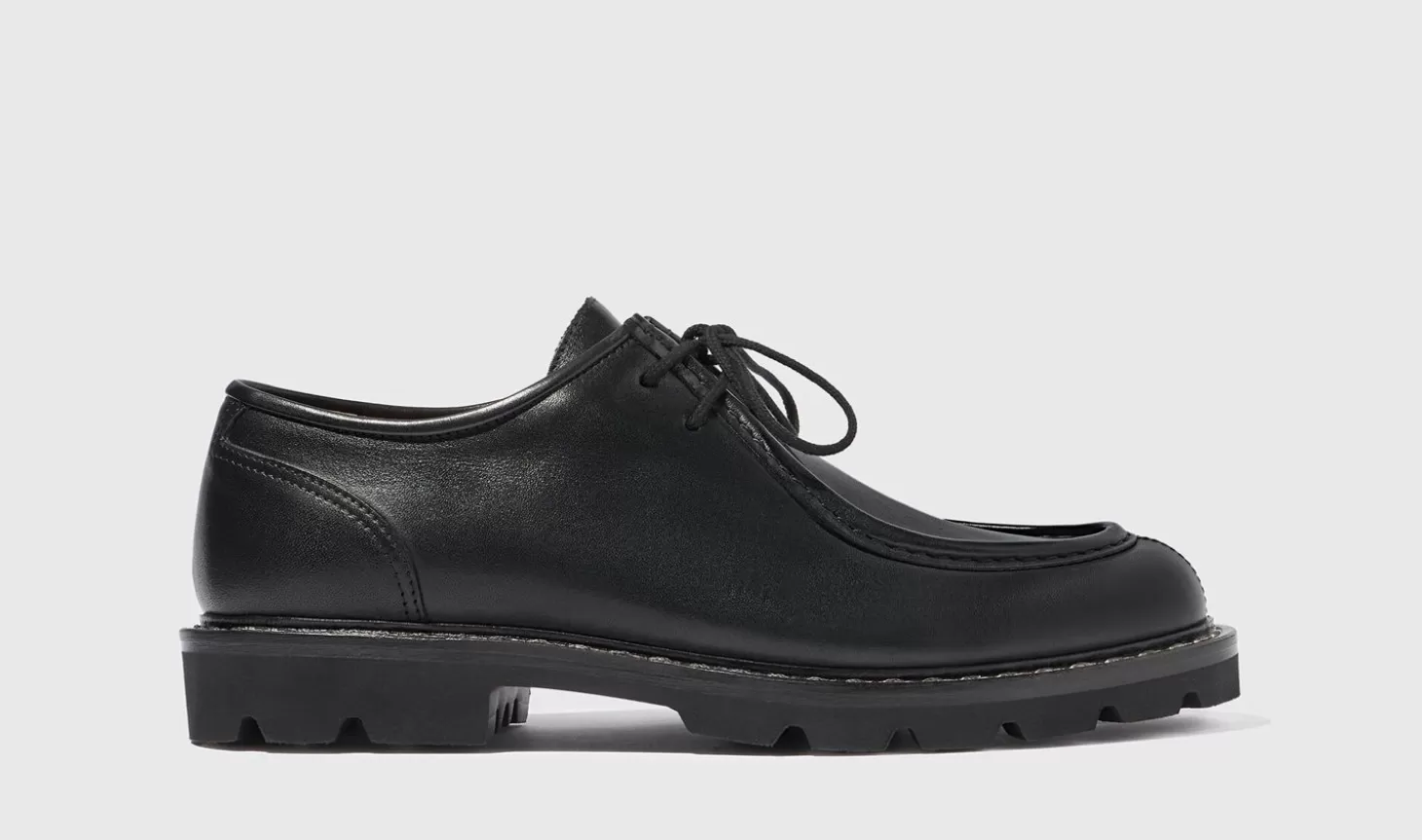 Manner Scarosso Derbys>Damiano Black