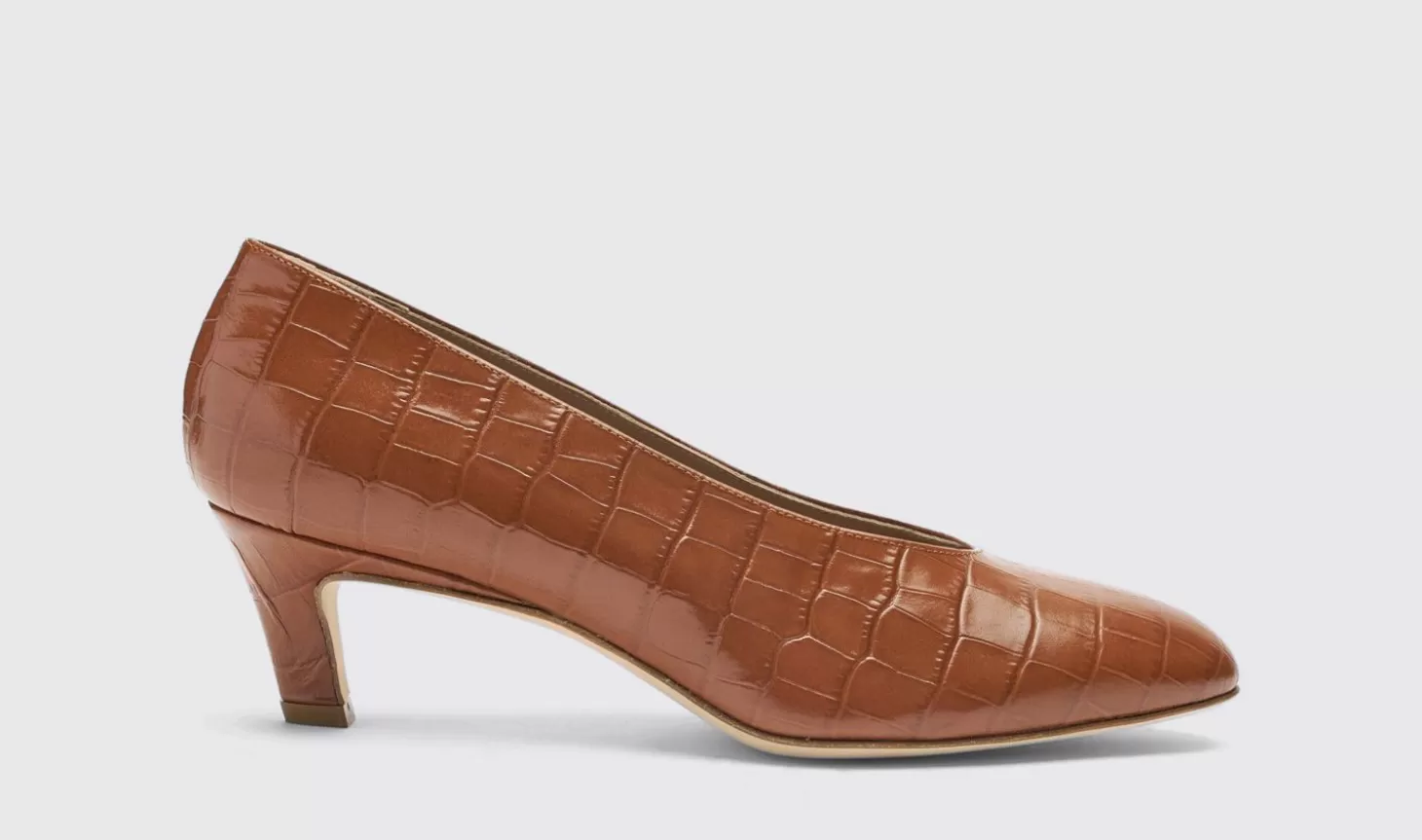 Frauen Scarosso High Heels>Deva Cognac Croco
