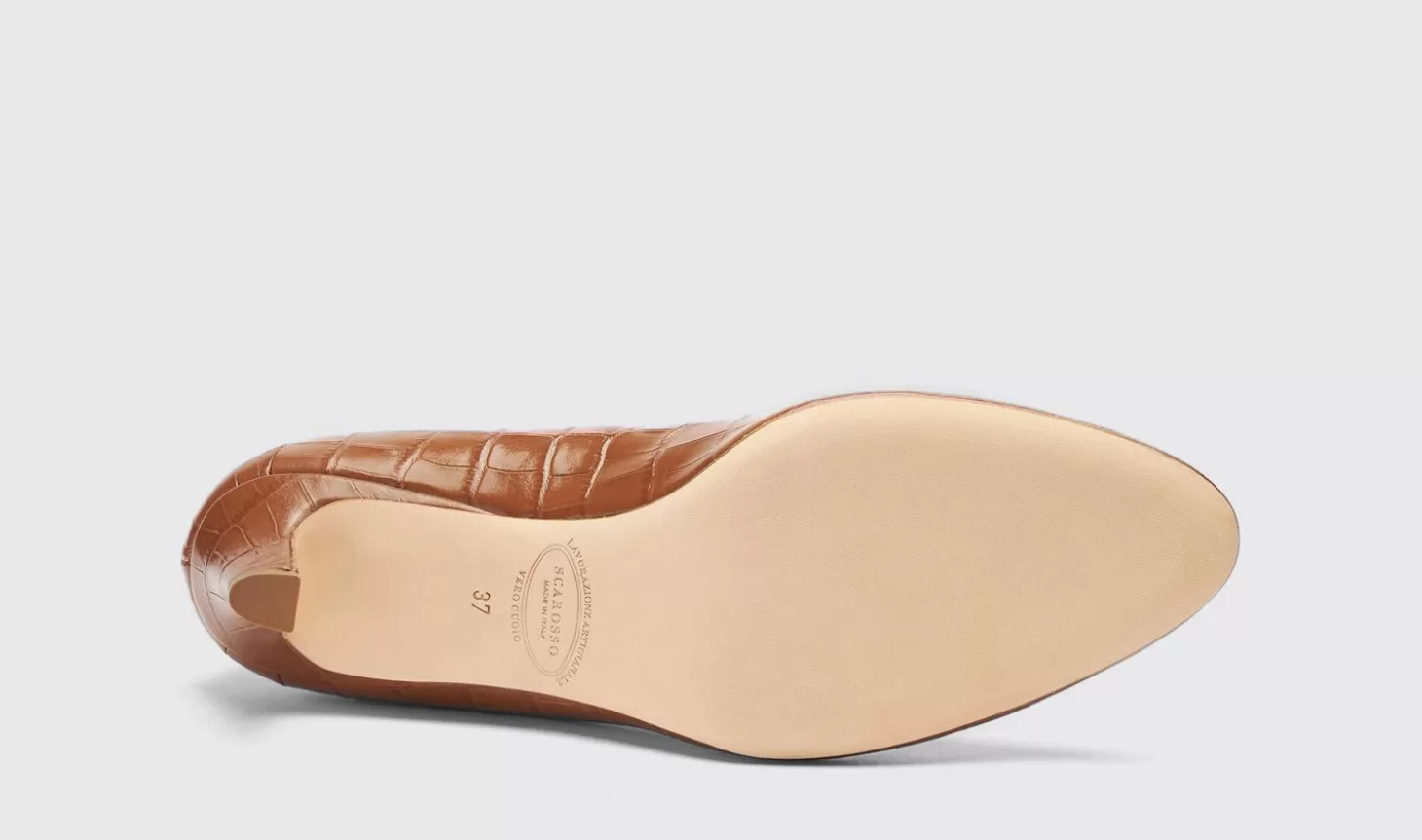 Frauen Scarosso High Heels>Deva Cognac Croco