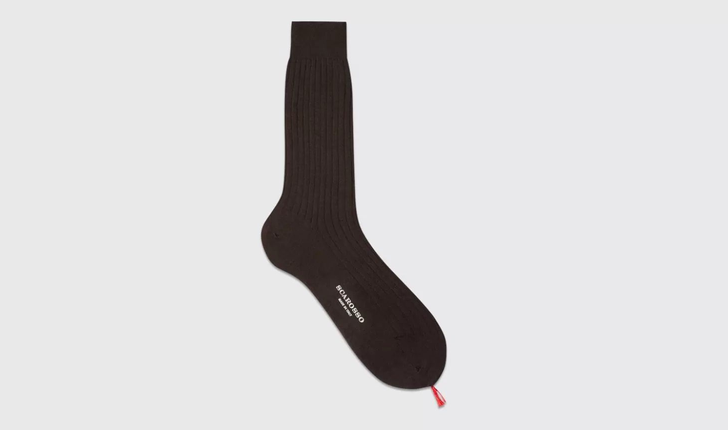 Manner Scarosso Socken>Dunkelbraune Wadensocken Aus Baumwolle