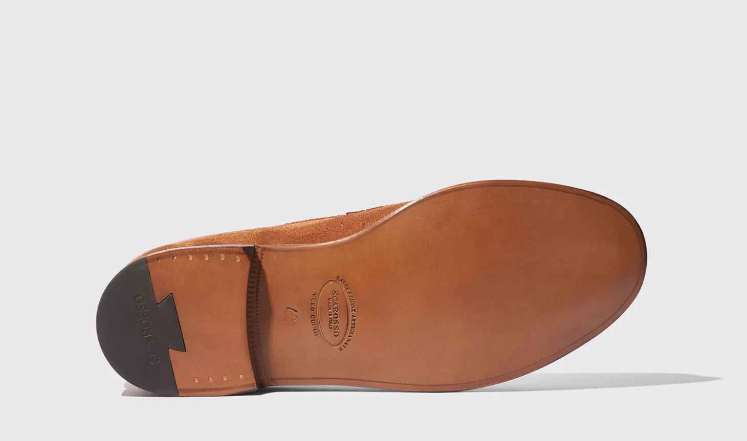 Manner Scarosso Halbschuhe>Edward Tan Wildleder