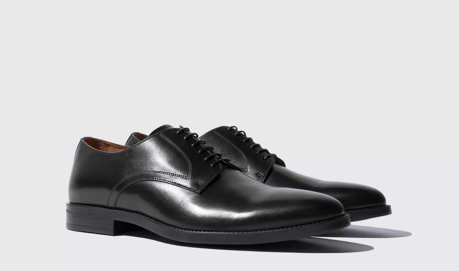 Manner Scarosso Derbys>Emilio Nero