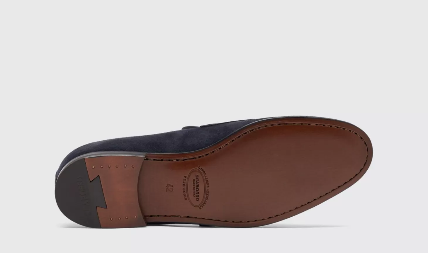 Manner Scarosso Halbschuhe>Ernesto Blaues Wildleder
