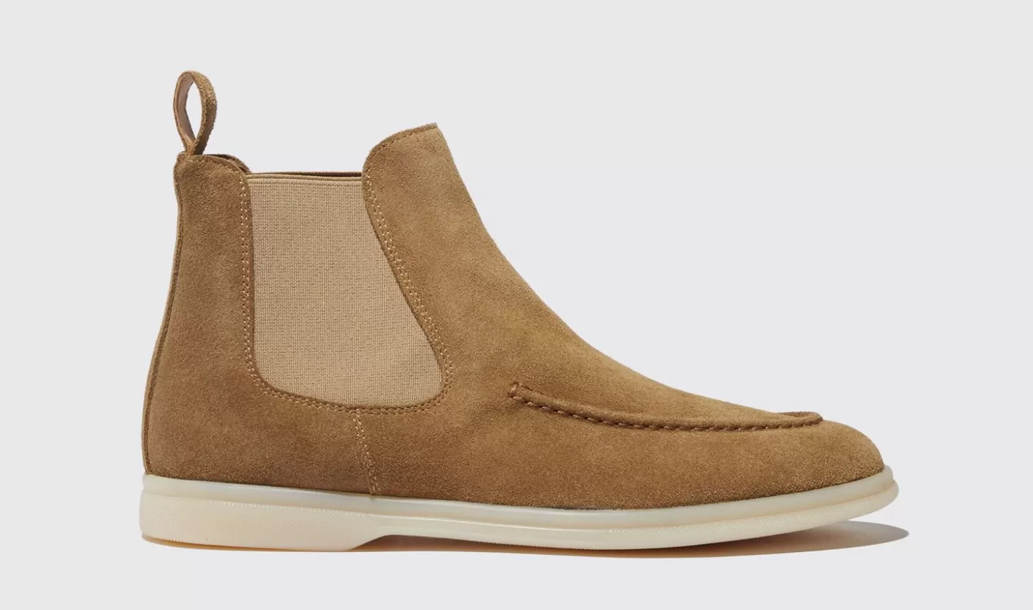 Frauen Scarosso Chelsea-Stiefel>Eugenia Beige Scamosciata