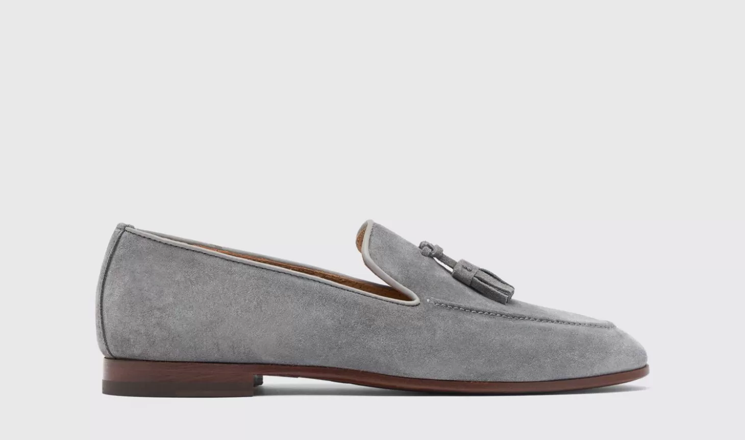 Manner Scarosso Halbschuhe>Flavio Graues Wildleder