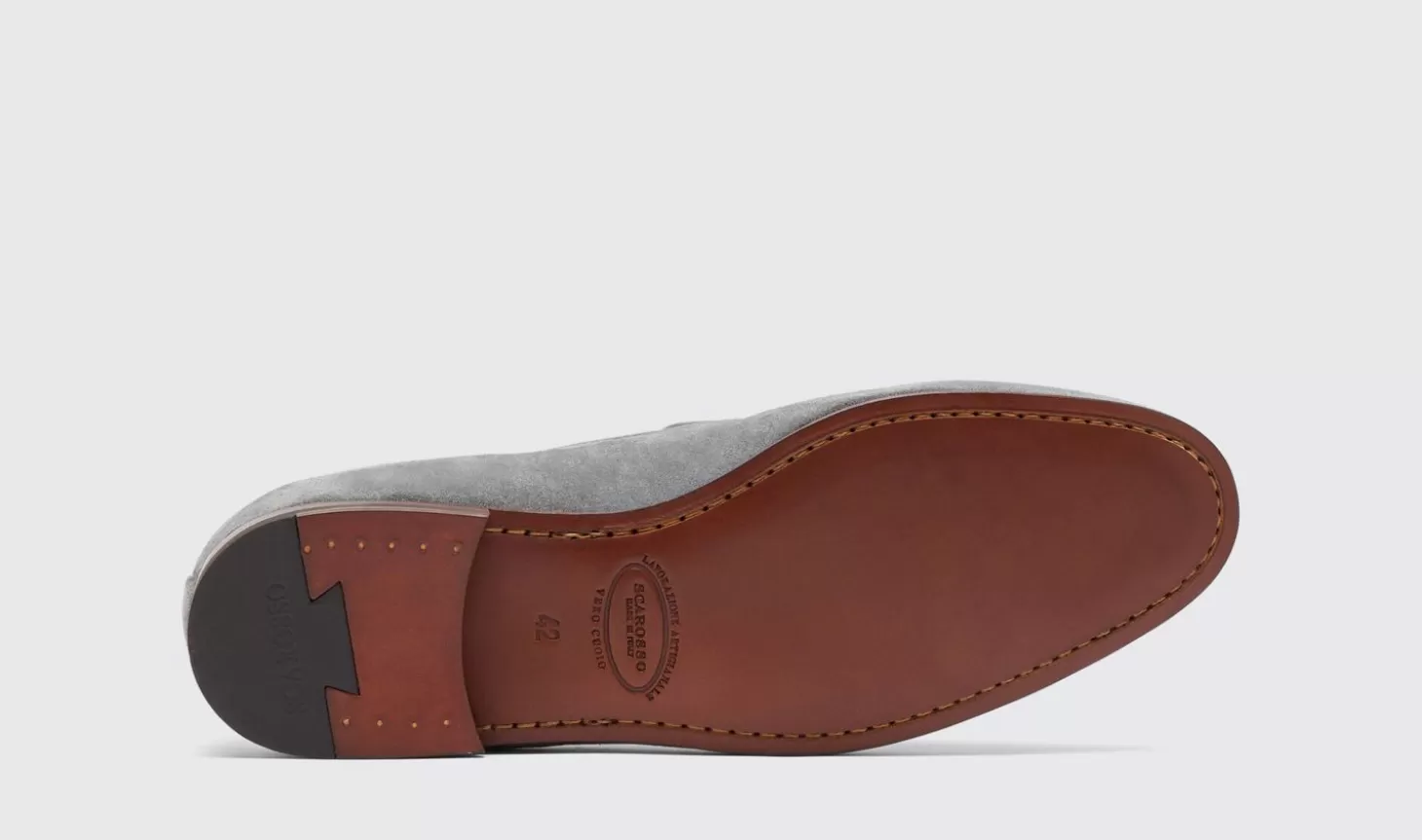 Manner Scarosso Halbschuhe>Flavio Graues Wildleder