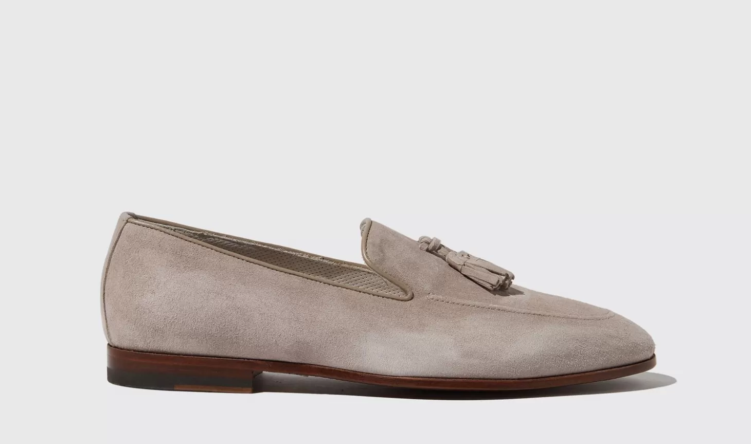 Manner Scarosso Halbschuhe>Flavio Taupe Scamosciato
