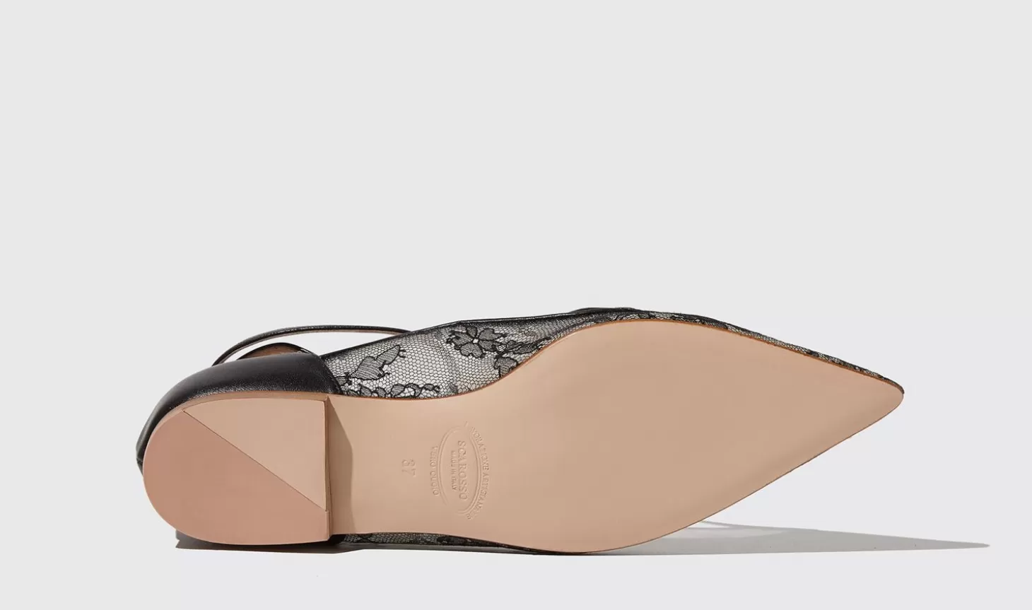 Frauen Scarosso Ballerinas>Gae Nera Pizzo
