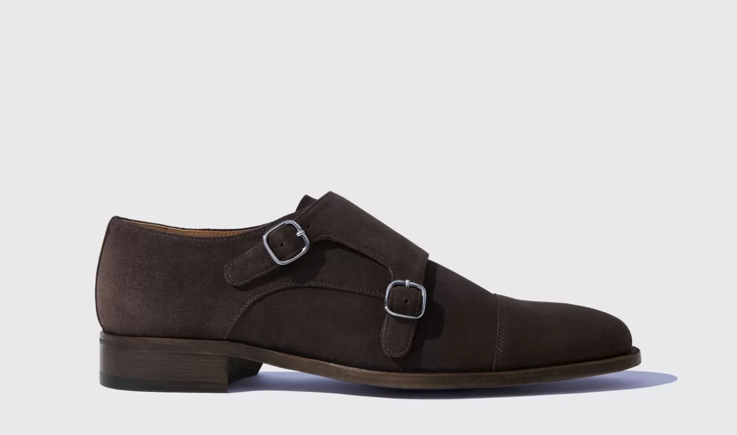 Manner Scarosso Monche>Gervasio Ebano Scamosciato Leggero