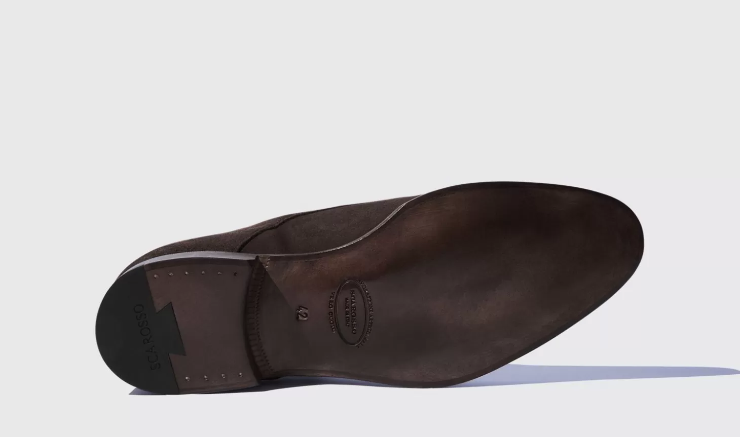 Manner Scarosso Monche>Gervasio Ebano Scamosciato Leggero