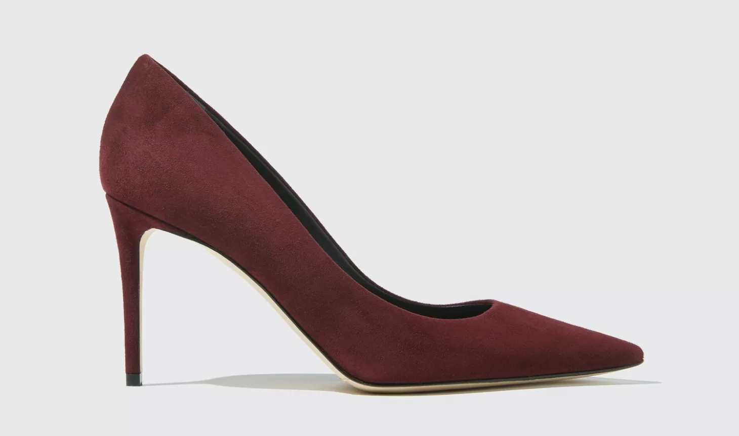 Frauen Scarosso High Heels>Gigi Burgunder Wildleder