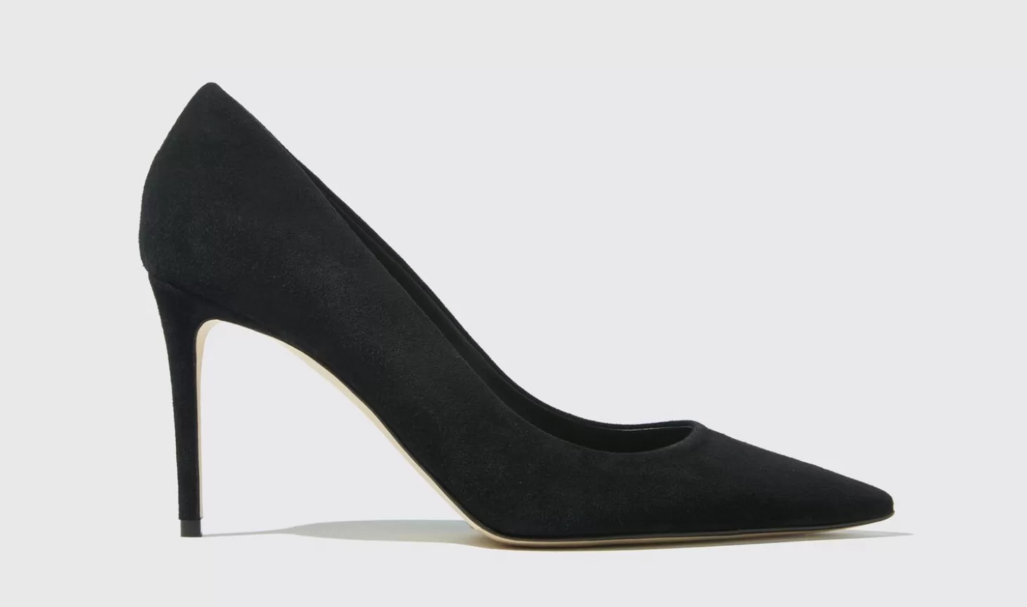 Frauen Scarosso High Heels>Gigi Schwarzes Wildleder