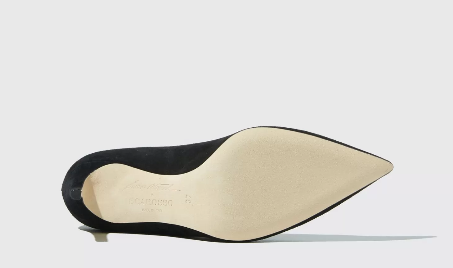 Frauen Scarosso High Heels>Gigi Schwarzes Wildleder