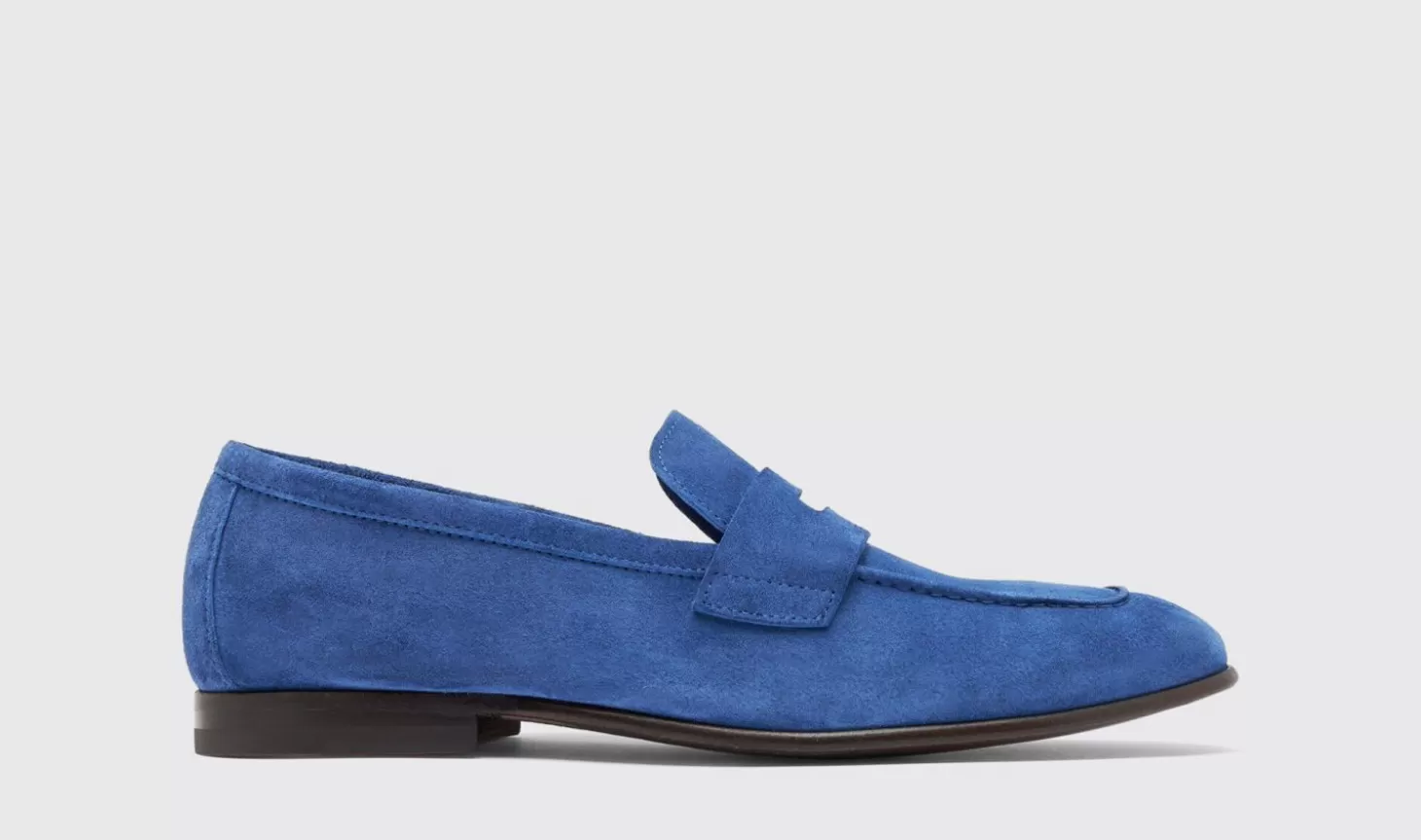 Manner Scarosso Halbschuhe>Gregory-Blaues Wildleder