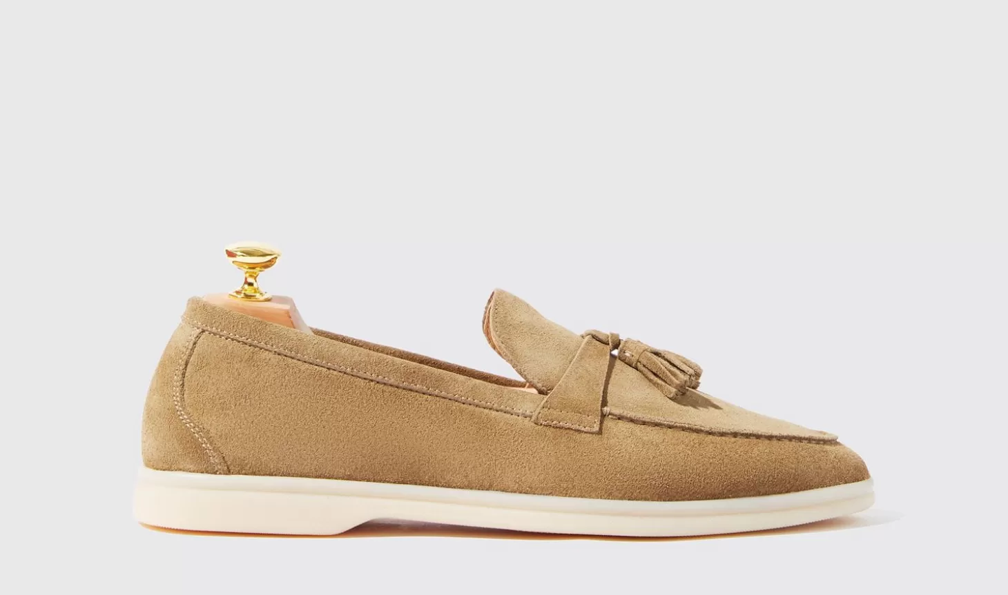 Manner Scarosso Halbschuhe>Leandro Beige Scamosciato