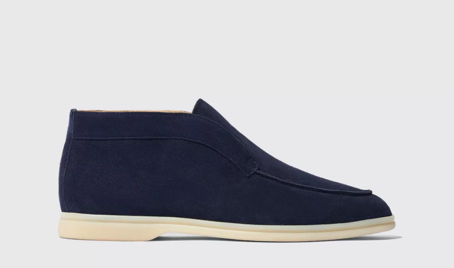 Manner Scarosso Stiefel>Leonardo Blaues Wildleder