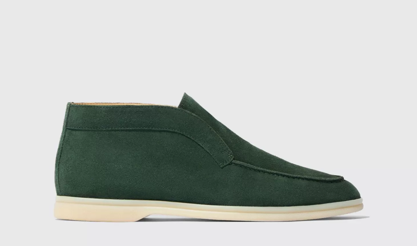 Manner Scarosso Stiefel>Leonardo Grunes Wildleder