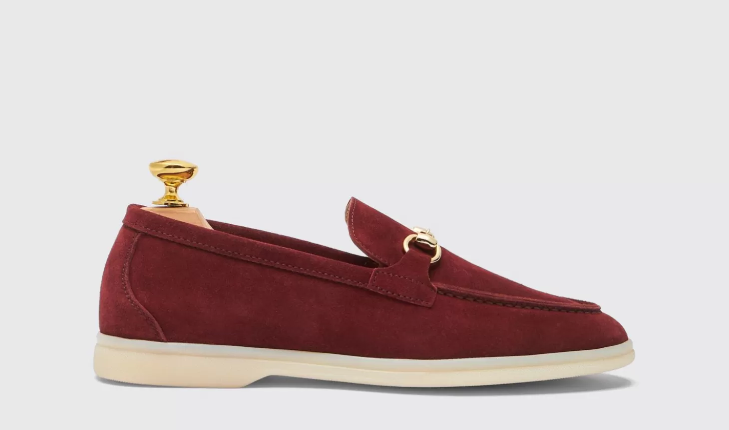 Frauen Scarosso Halbschuhe>Lilia Burgunder Wildleder