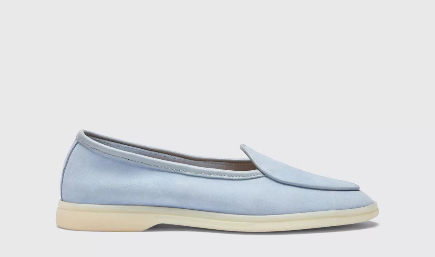 Frauen Scarosso Halbschuhe>Livia Hellblaues Wildleder
