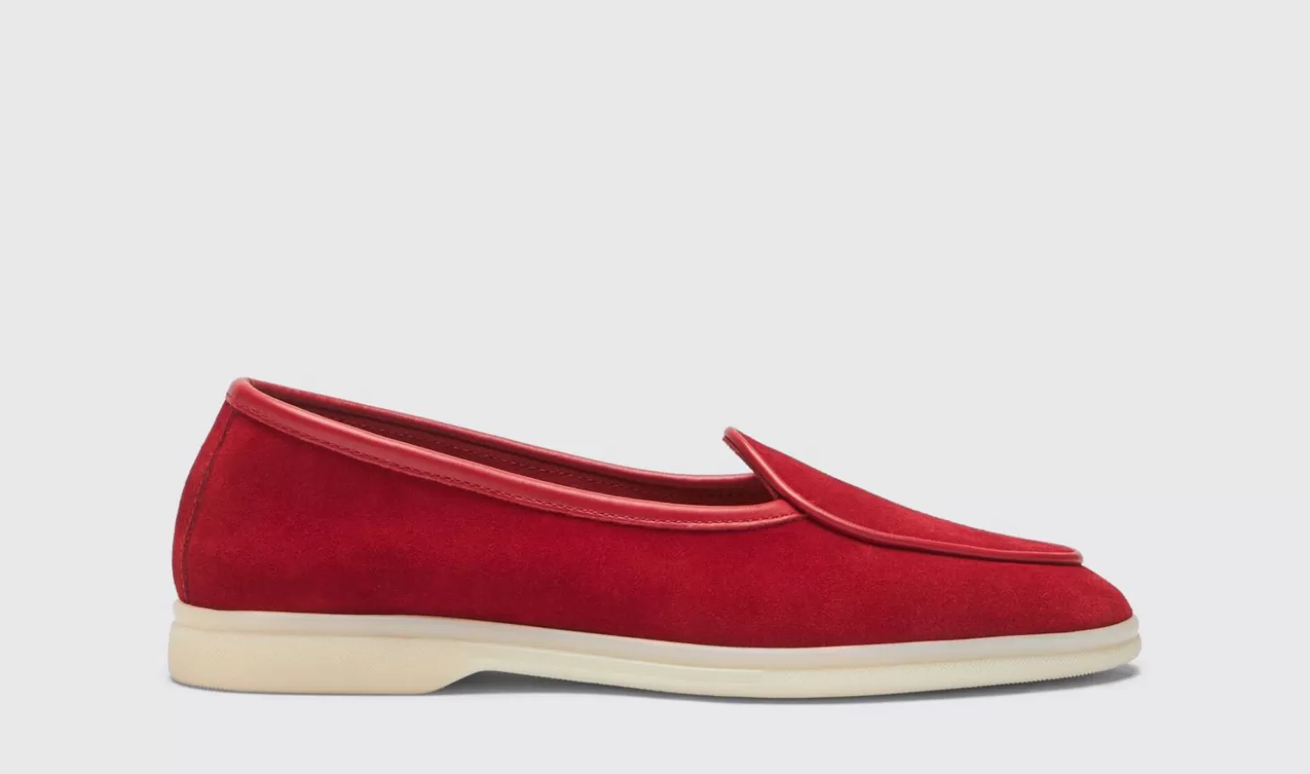 Frauen Scarosso Halbschuhe>Livia Rotes Wildleder