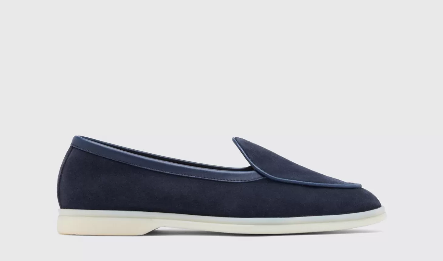 Manner Scarosso Halbschuhe>Livio Blaues Wildleder