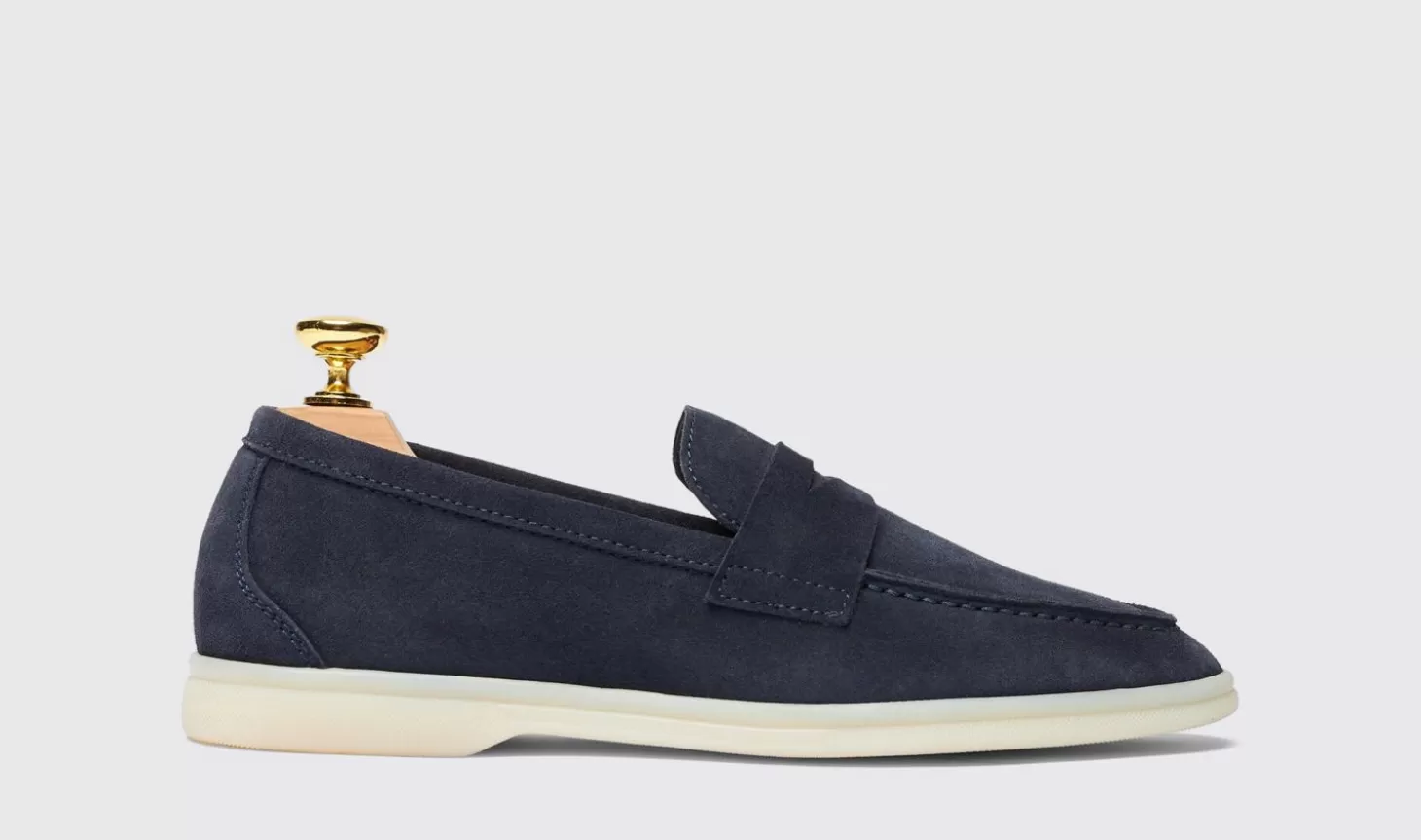 Frauen Scarosso Halbschuhe>Luciana Blaues Wildleder