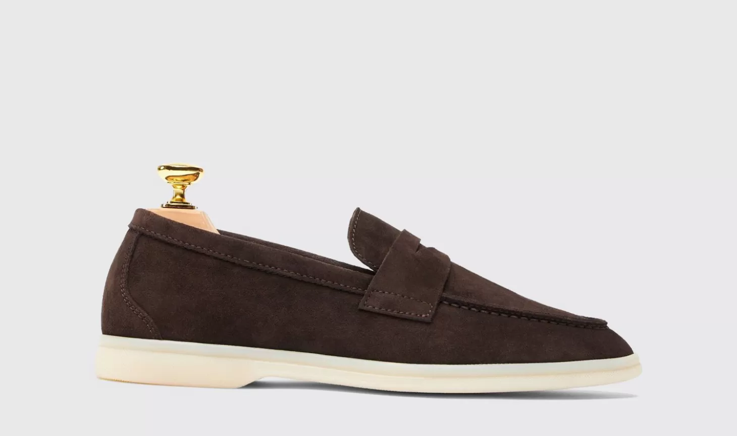 Frauen Scarosso Halbschuhe>Luciana Braunes Wildleder