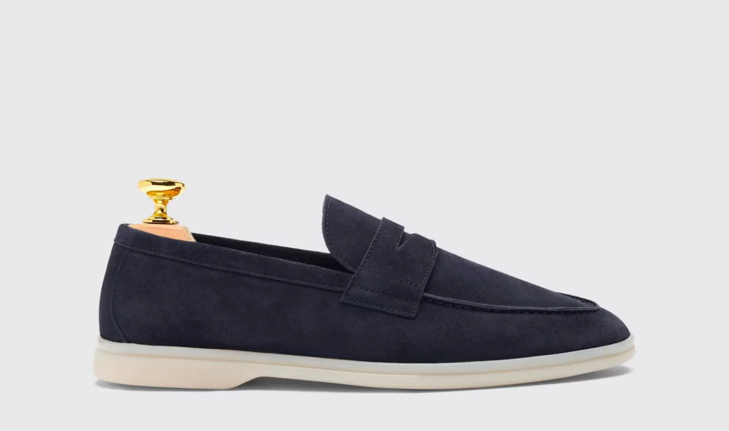 Manner Scarosso Halbschuhe>Luciano-Blaues Wildleder