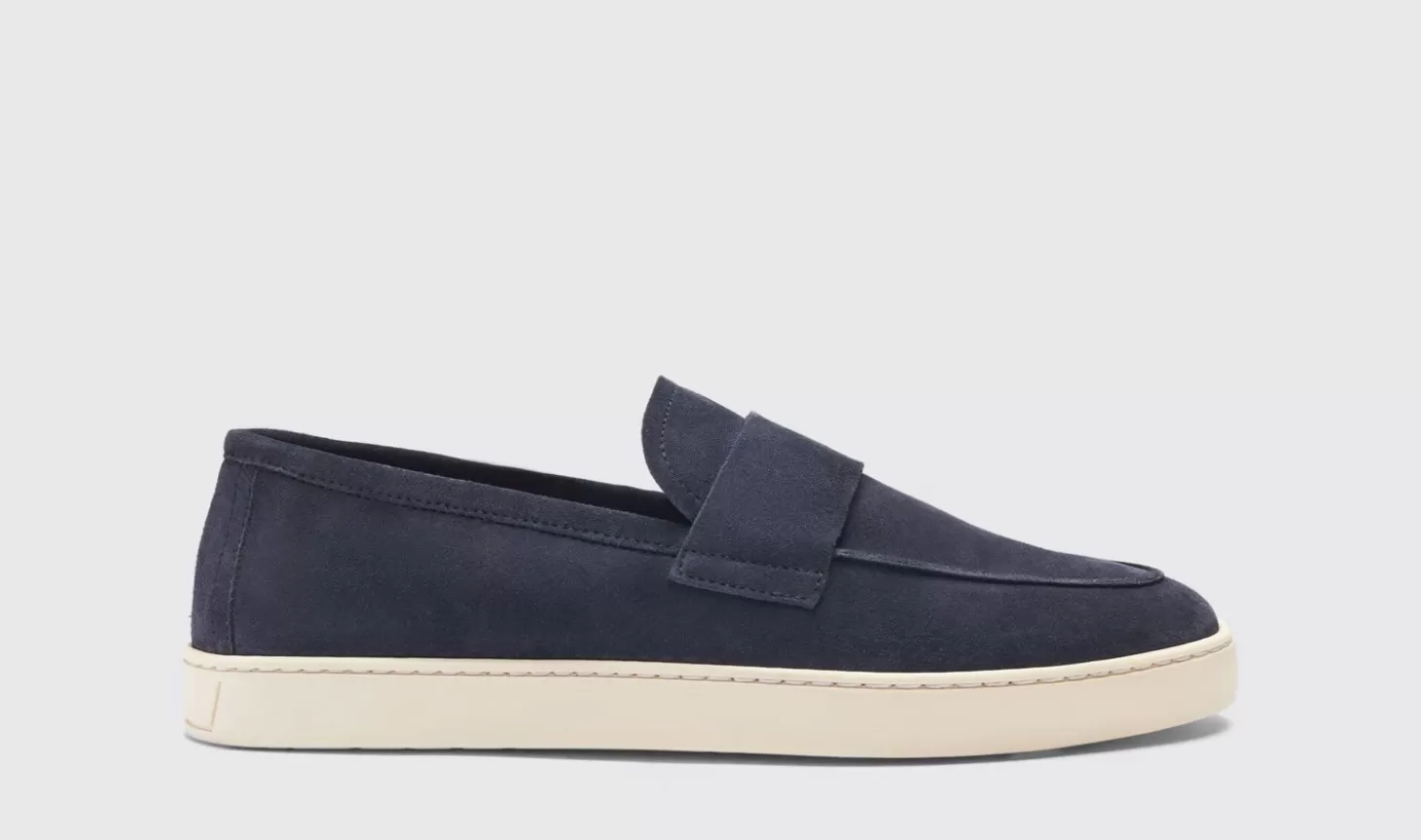 Manner Scarosso Turnschuhe>Lucio Blaues Wildleder