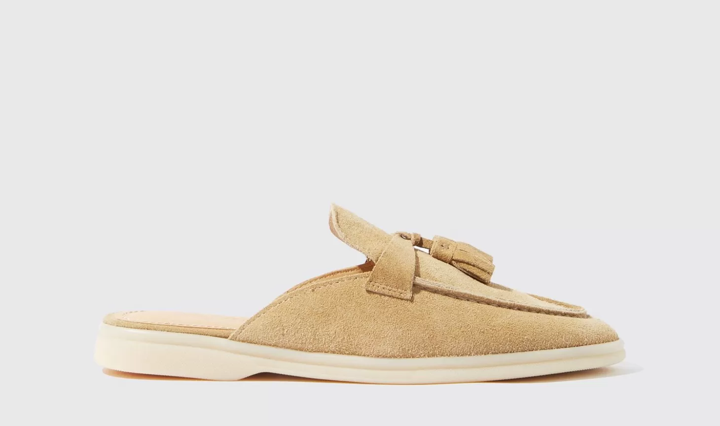Frauen Scarosso Pantoletten>Lucrezia Beige Scamosciata