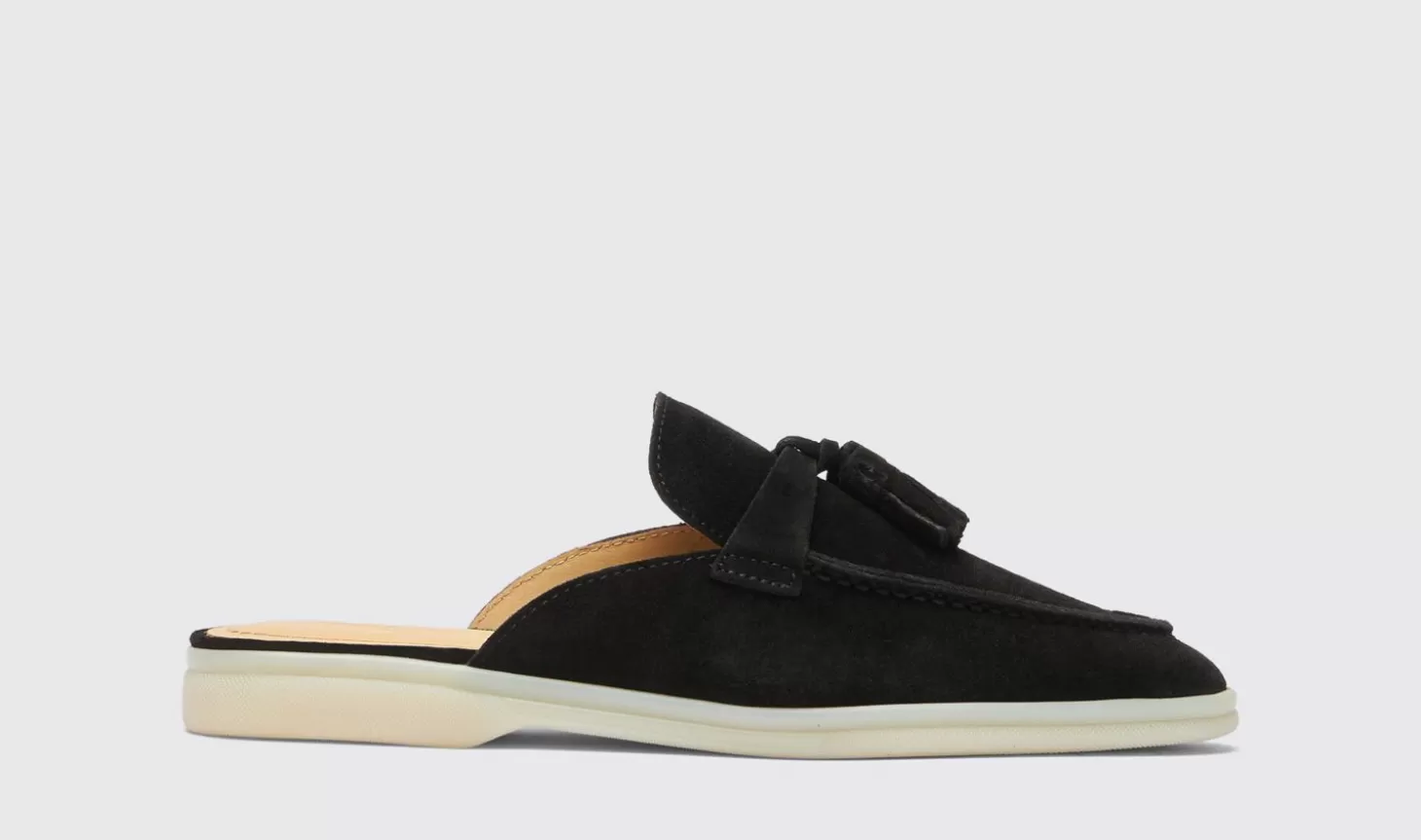 Frauen Scarosso Pantoletten>Lucrezia Black Wildleder Edit