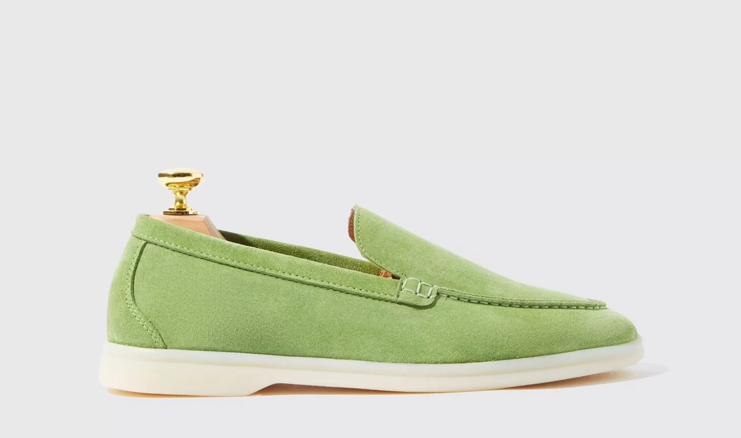 Frauen Scarosso Halbschuhe>Ludovica Verde Chiaro Scamosciata