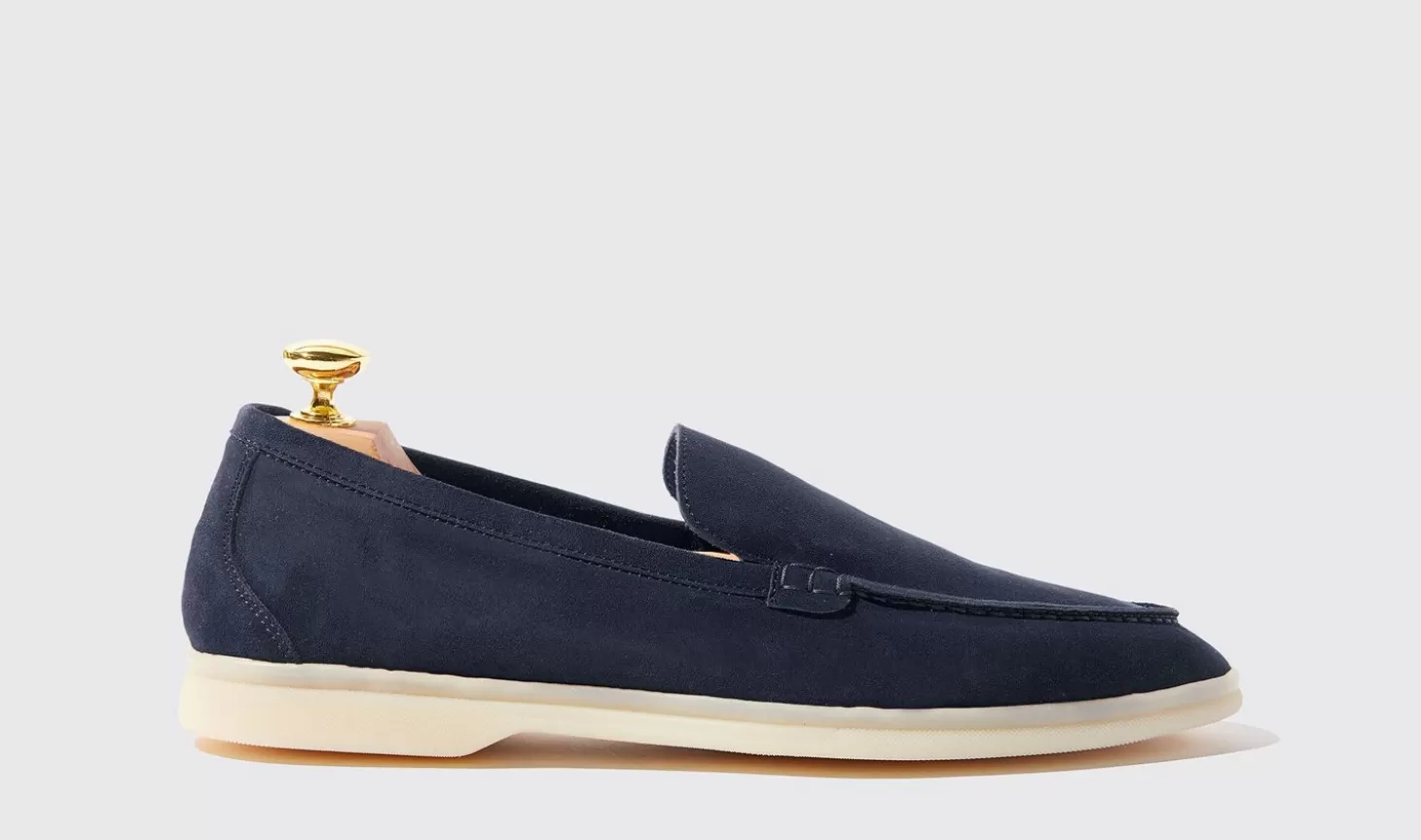 Manner Scarosso Halbschuhe>Ludovico Blu Scamosciato