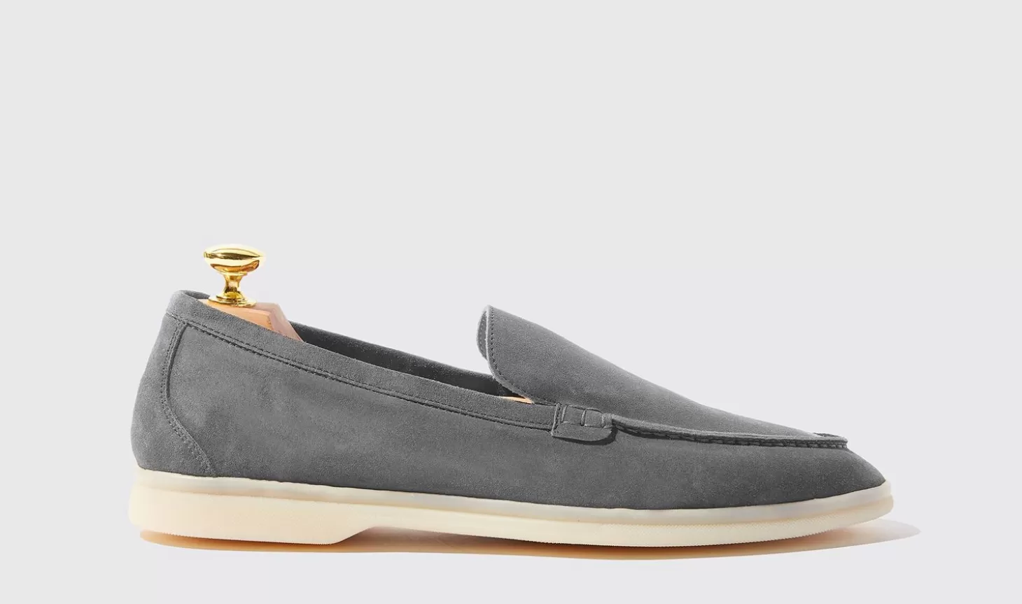Manner Scarosso Halbschuhe>Ludovico Grigio Scamosciato