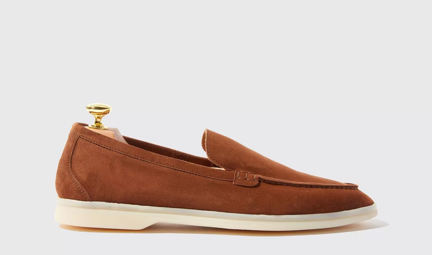 Manner Scarosso Halbschuhe>Ludovico Marrone Scamosciato