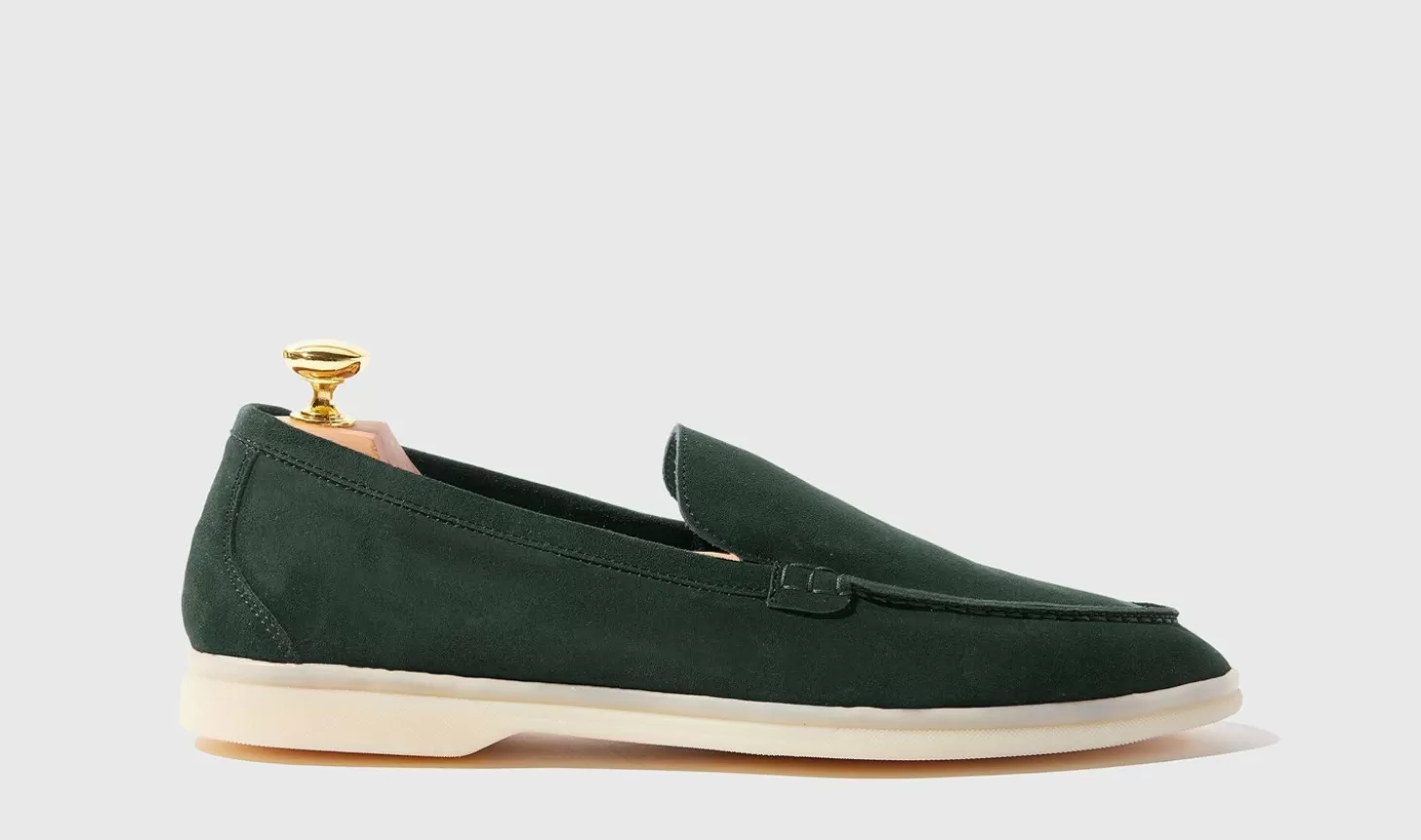 Manner Scarosso Halbschuhe>Ludovico Verde Scamosciato