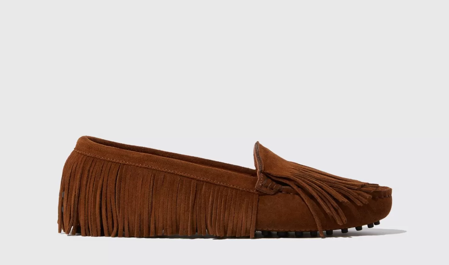 Frauen Scarosso Fahrschuhe>Mayabraunes Wildleder