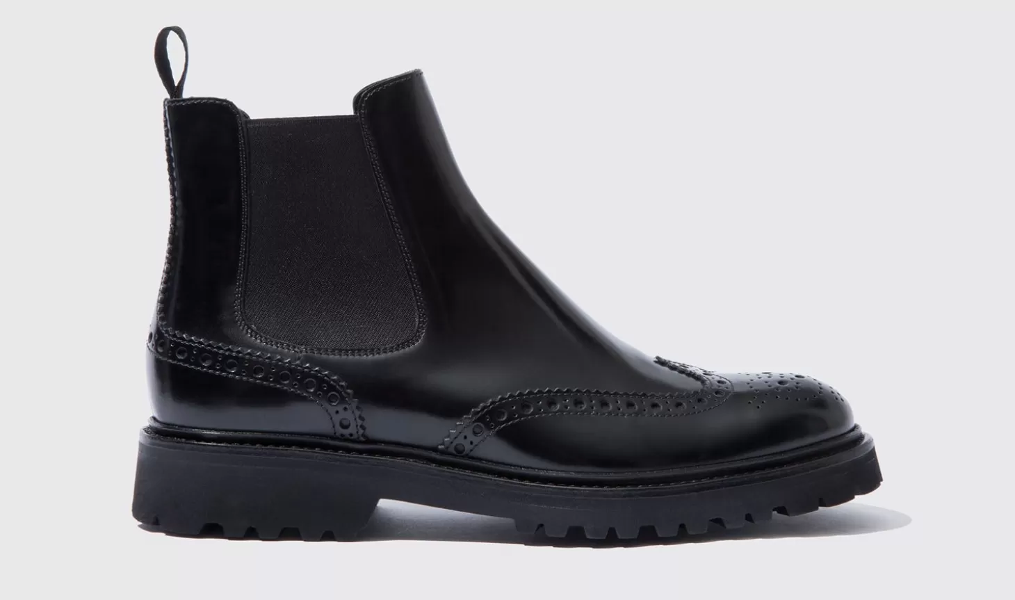 Frauen Scarosso Chelsea-Stiefel>Mohn Schwarz