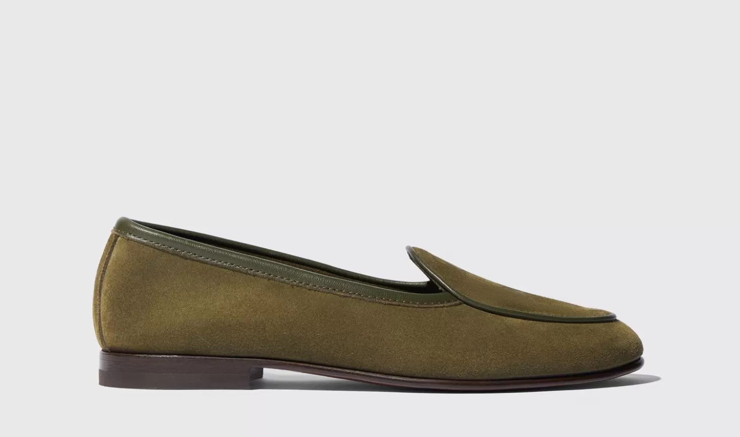 Frauen Scarosso Halbschuhe>Nele Grunes Wildleder