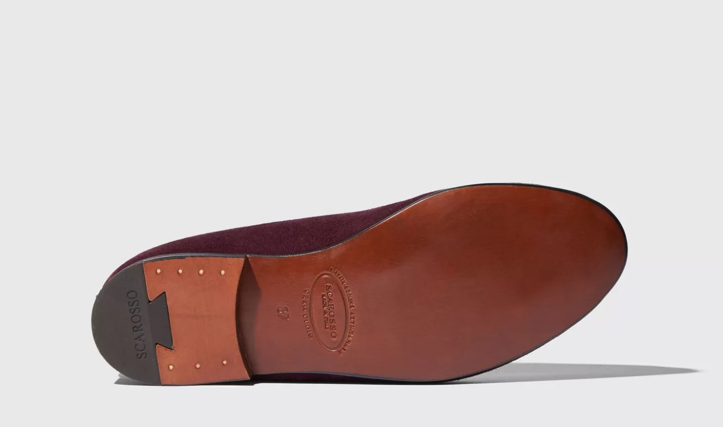 Frauen Scarosso Halbschuhe>Nele Rotes Wildleder