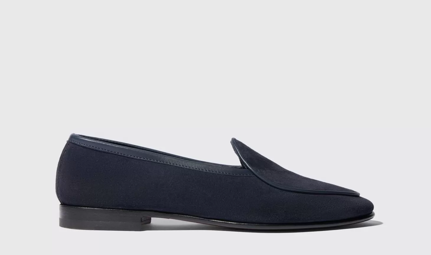 Manner Scarosso Halbschuhe>Nils Blaues Wildleder