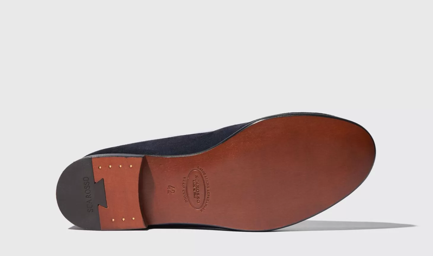 Manner Scarosso Halbschuhe>Nils Blaues Wildleder