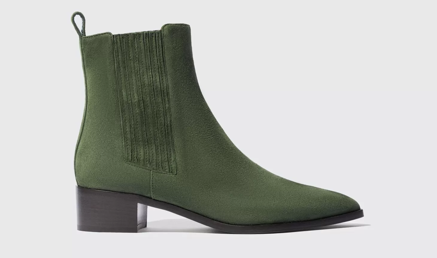 Frauen Scarosso Chelsea-Stiefel>Olivia Grunes Wildleder
