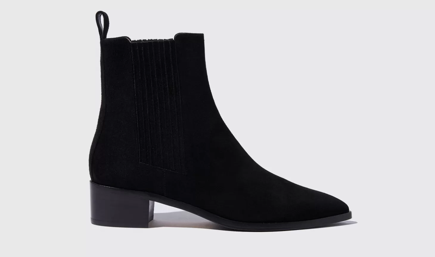 Frauen Scarosso Chelsea-Stiefel>Olivia Nera Scamosciata