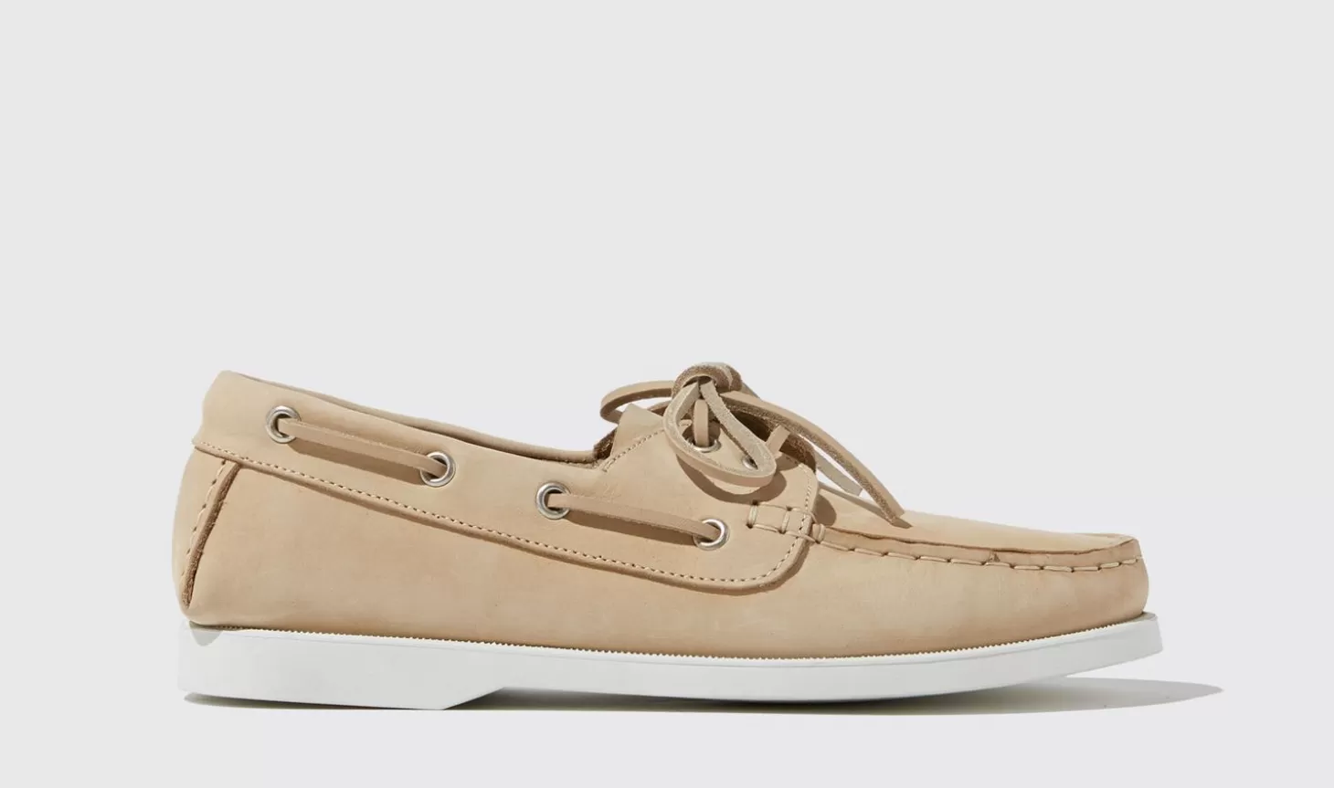 Frauen Scarosso Bootsschuhe>Oprah Beige Nubuk